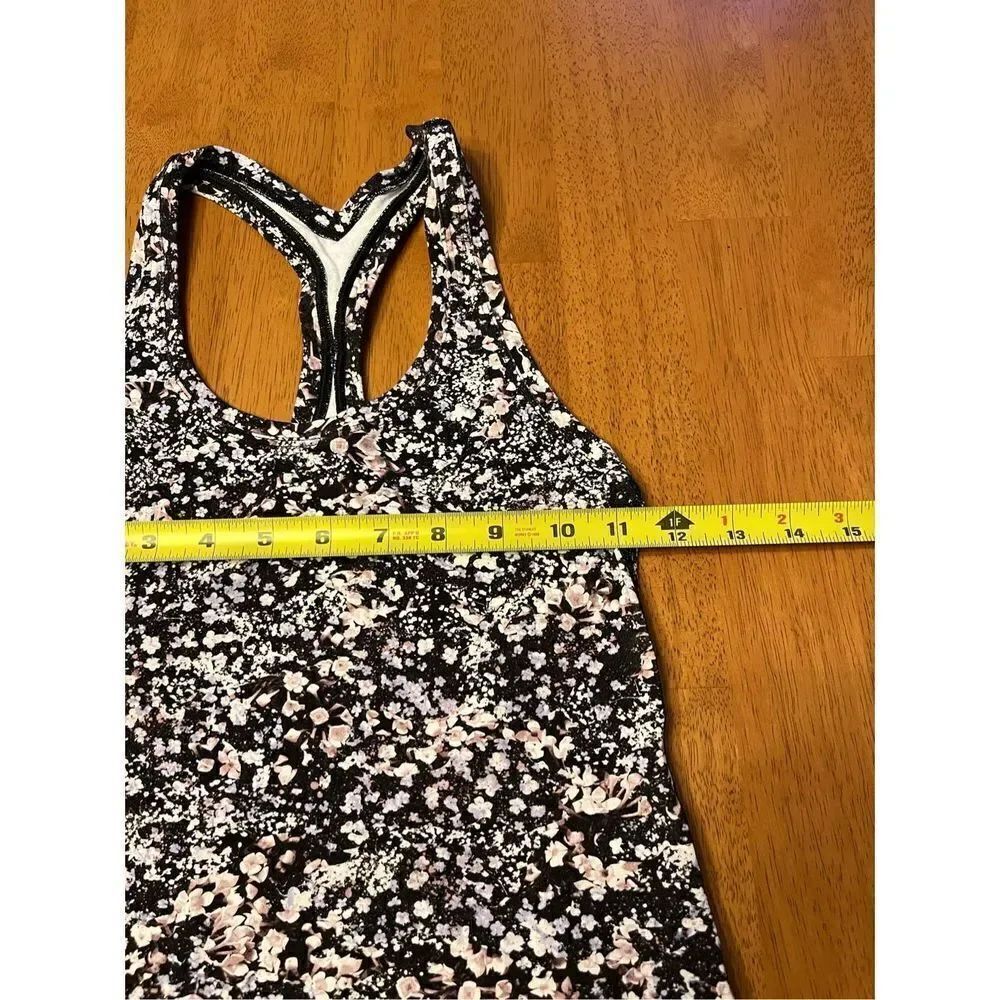 Lululemon Cool Racerback II Floral Spritz Multi Tank Top Size 2? - Picture 4 of 7